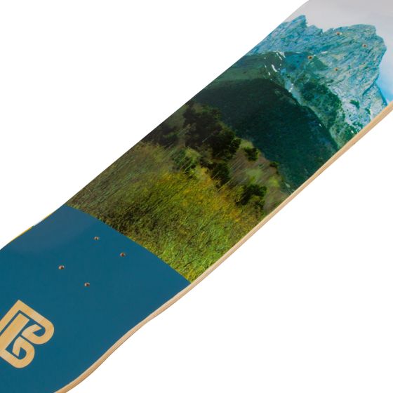 Mountain Graphic Bamboo Skateboard