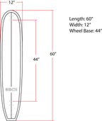 BIRCH 60" LOG Longboard Cruiser Skateboard - Complete Setup or Deck Only